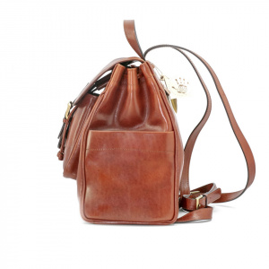 ZAINO DONNA IN PELLE LE ARTI ARTIGIANALE MADE IN ITALY - Img 2