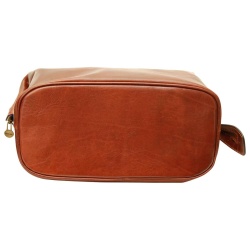 Beauty case in pelle. Marrone - Img 2
