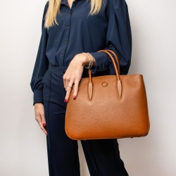 Camelia - Borsa a mano in pelle - Img 6