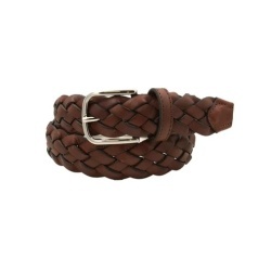 CINTURA UOMO 3,5 CM EXTRA LARGE INTRECCIATA IN CUOIO ORIONE BELTS ARTIGIANALE MADE IN ITALY
