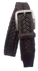 CINTURA UOMO 3,5 CM INTRECCIATA IN TESSUTO ORIONE BELTS ARTIGIANALE MADE IN ITALY - Img 2