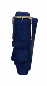 CINTURA UOMO 4 CM IN CAMOSCIO ORIONE BELTS ARTIGIANALE MADE IN ITALY - Img 2
