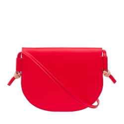 DUDU Borsa a Tracolla Donna Piccola in Pelle, Borsetta Design Sottile Compatta con Chiusura a Bottone, Tracolla Regolabile - Img 2