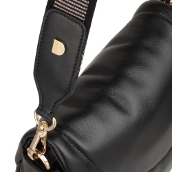 DUDU Borsa a Tracolla Spalla Donna in Pelle Trapuntata, Borsetta Piccola Elegante Imbottita con Patta, Spallina e Tracolla Removibili - Img 5
