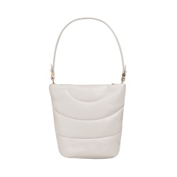 DUDU Borsa Donna a Spalla e Tracolla Trapuntata Imbottita in Pelle Nappa, Borsa Grande con Cerniera e Doppia Tracolla, Design Elegante - Img 2