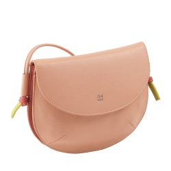 DUDU Borsa Donna a Tracolla con Patta in Vera Pelle, Piccola Borsetta a Spalla con Pattina a Bottone Magnetico, Borsa - Img 3