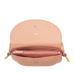 DUDU Borsa Donna a Tracolla con Patta in Vera Pelle, Piccola Borsetta a Spalla con Pattina a Bottone Magnetico, Borsa - Img 5
