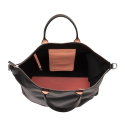 DUDU Borsa Donna Grande Morbida in Pelle, Borsa a Tracolla Capiente con Cinghia Staccabile, Borsa a Mano con Due Manici e Chiusura Zip - Img 4