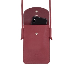 DUDU Custodia Porta Cellulare da Collo in Pelle, Astuccio Porta Smartphone fino a 6,7 Pollici con Bottone, Laccio Tracolla Regolabile, Design Sottile - Img 4