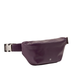 DUDU Marsupio in Vera Pelle per Uomo Donna con Cinghia Regolabile, Design Pulito Elegante Capiente, Marsupio a 3 Zip - Img 3