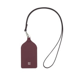 DUDU Porta Badge da Collo in Pelle, con Cordino Staccabile, Porta Pass formato Carta di Credito, Portabadge per Fiere Convegni Ufficio - Img 2