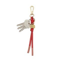 DUDU Portachiavi in Pelle Minimalista, Portachiavi per Uomo Donna con Moschettone e Anello, Design Minimal Compatto Leggero - Img 3