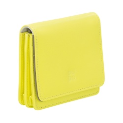 DUDU Portafoglio Donna Piccolo in Pelle Schermato RFID Colorato Ultra Compatto con Zip Interna e 8 Porta Carte Tessere - Img 4