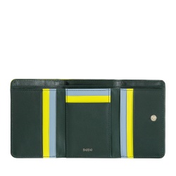 DUDU Portafoglio donna piccolo RFID in pelle multicolore Colorful - Img 3