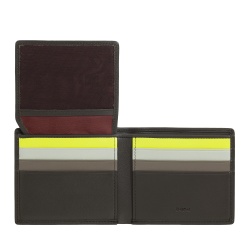 DUDU Portafoglio Piccolo da Uomo RFID in Pelle Multicolore Porta Carte Tessere - Img 3