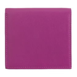 DUDU Portafoglio RFID di pelle multicolore porta carte e monete - Img 3