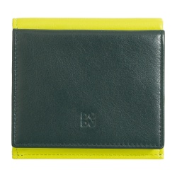 DUDU Portafoglio RFID di pelle multicolore porta carte e monete - Img 2