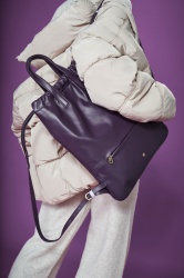 DUDU Zaino Donna a Sacca in Morbida Pelle, Zaino con Coulisse e Bottone Magnetico, Doppia Maniglia, Zaino Semplice Elegante - Img 6