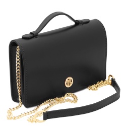 Opera - Pochette in pelle con tracolla a catena - Img 2