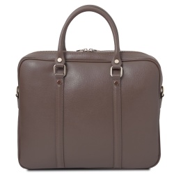 Prato - Borsa porta computer da donna in pelle saffiano - Img 3