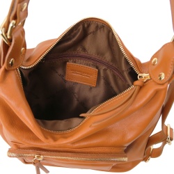 TL Bag - Borsa donna in pelle convertibile a zaino - Img 2