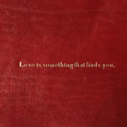 Vuota tasche in pelle piccolo con frase d'amore - Img 2