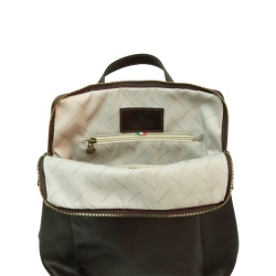 Zaino in pelle - marrone scuro - Img 2