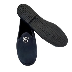BALLERINE FRIULANE DONNA GEDA IN CAMOSCIO NERO MIS. 39 INIZIALI "L" e "C" MADE IN ITALY - Img 5