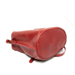 Borsa a tracolla in pelle - rosso - Img 8