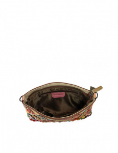 BORSA A TRACOLLA MULTICOLOR IN PELLE MISSTAR FANTASIA FIORI - Img 3