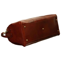 Borsa da viaggio per il weekend. Marrone - Img 3