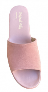 CIABATTA DONNA MILLY IN CAMOSCIO ARTIGIANALE MADE IN ITALY - Img 4