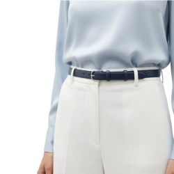 CINTURA DONNA 2,5 CM IN PELLE ORIONE BELTS ARTIGIANALE MADE IN ITALY - Img 4