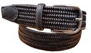 CINTURA UOMO 3,5 CM EXTRA LARGE ELASTICA IN CUOIO ORIONE BELTS ARTIGIANALE MADE IN ITALY
