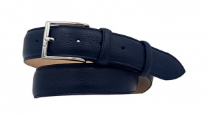 CINTURA UOMO 3,5 CM EXTRA LARGE IN PELLE STAMPA CERVO ORIONE BELTS ARTIGIANALE MADE IN ITALY - Img 5