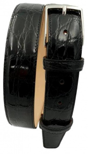 CINTURA UOMO 4 CM IN COCCODRILLO ORIONE BELTS ARTIGIANALE MADE IN ITALY - Img 2