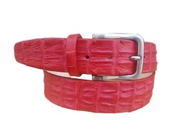CINTURA UOMO 4 CM IN COCCODRILLO ORIONE BELTS ARTIGIANALE MADE IN ITALY