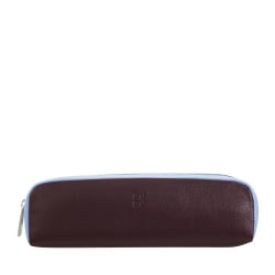 DUDU Astuccio Portapenne in Pelle multicolore Portamatite con Cerniera per Ufficio e Scuola