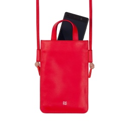 DUDU Borsa a Tracolla per Cellulare in Vera Pelle, Porta Smartphone da Collo da Spalla Elegante, Borsettina per Telefono Colorata - Img 3