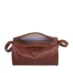 DUDU Borsa Bauletto a Tracolla da Donna in Pelle – Borsa Elegante, Grande e Spaziosa con Tracolla Regolabile per Ogni Occasione - Img 4