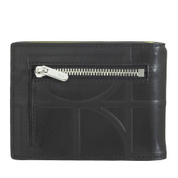 DUDU Portafoglio da Uomo in Pelle Stampata con Clip Fermasoldi, Piccolo Portafogli Sottile Compatto con Protezione RFID - Porta Carte di Credito e Zip Posteriore - Img 2