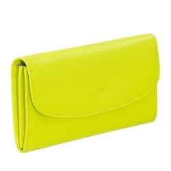 DUDU Portafoglio Donna Grande in Pelle Colorata, Portafoglio Continental, Tasche Porta Carte di Credito, Portamonete con Cerniera - Img 2
