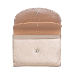 DUDU Portafoglio Donna Vera Pelle RFID con Portamonete, Portafogli Colorato a Doppia Patta Porta Carte di Credito Porta Banconote - Img 4