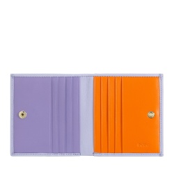 DUDU Portafoglio RFID di pelle multicolore porta carte e monete