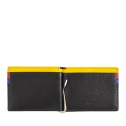 DUDU Portafoglio Uomo con Fermasoldi in Pelle Porta Carte di Credito Clip Banconote Sottile Porta Tessere - Img 3