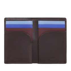 DUDU Portafoglio Uomo in Pelle Piccolo, Portafoglio Uomo Slim Compatto con Porta Carte di Credito, Porta Banconote Contanti, Zip Portamonete, con Protezione RFID
