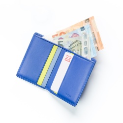 DUDU Portafoglio Uomo in Pelle, Portafoglio Uomo Slim con Porta Carte di Credito, Porta Banconote Contanti, Piccolo e Compatto, con Protezione RFID - Img 3