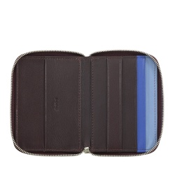 DUDU Portafoglio Uomo Piccolo Pelle Morbida con Zip, Portafoglio Mini Ultra Compatto con Cerniera, Porta Banconote, Porta Carte e Tessere - Img 3