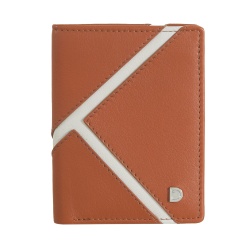 DUDU Portafoglio Uomo Piccolo Slim in Vera Pelle – Design Tennis con Tasche Porta Carte e Banconote – Compatto e Originale