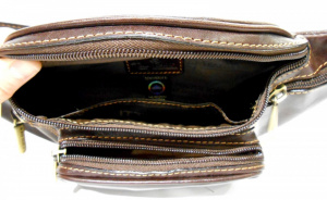 MARSUPIO IN PELLE TONY PEROTTI MODELLO 5 TASCHE - Img 6